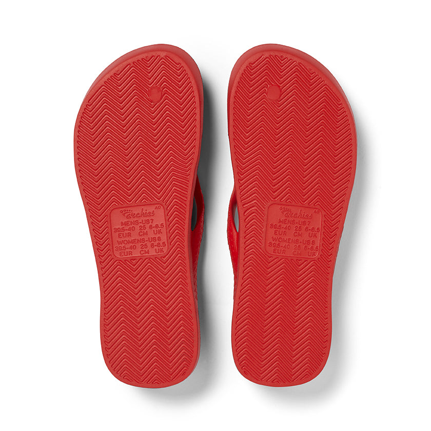 Archies Flip Flops - Chilli Red (Limited Edition)