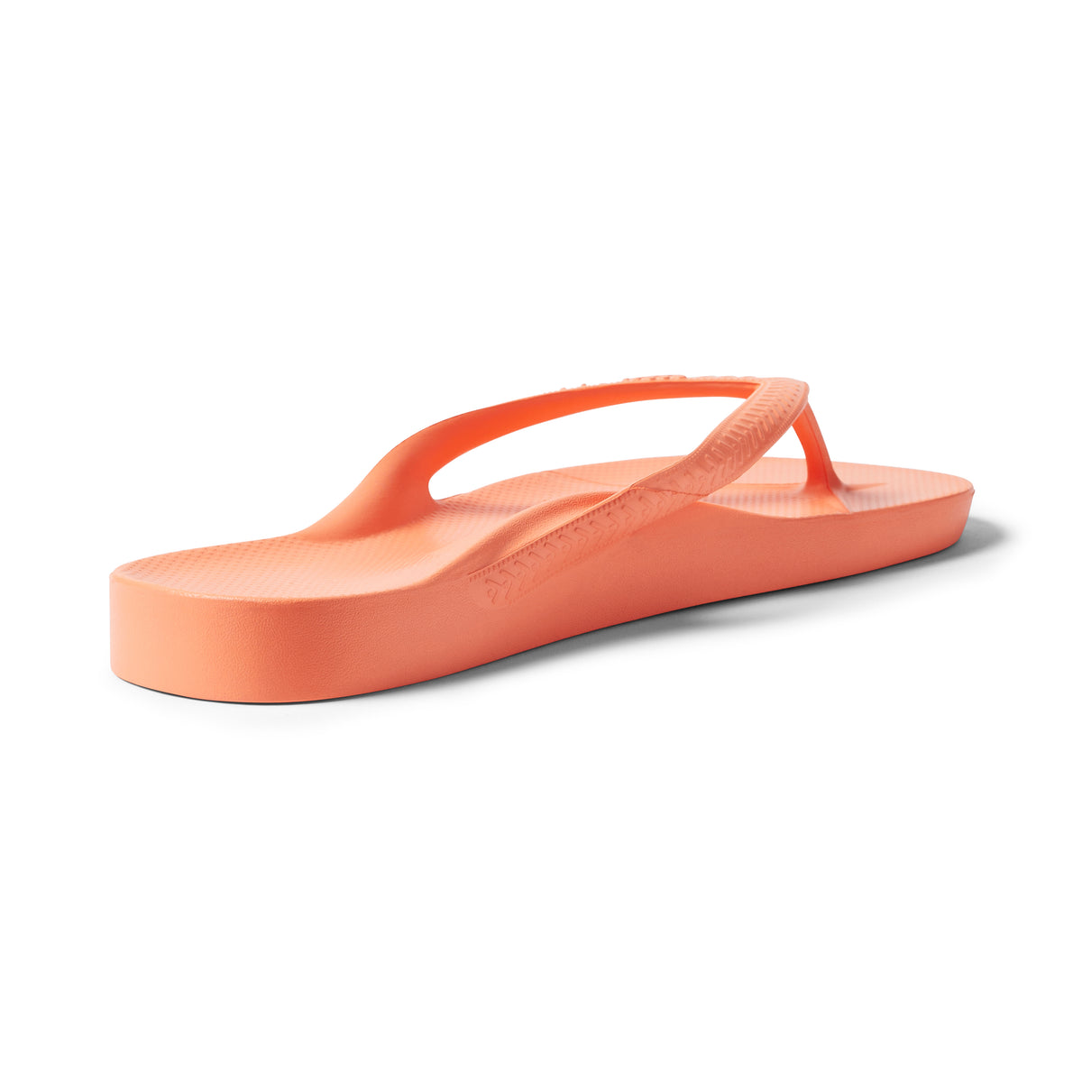 Archies flip flops in Perzik, schuin achteraanzicht