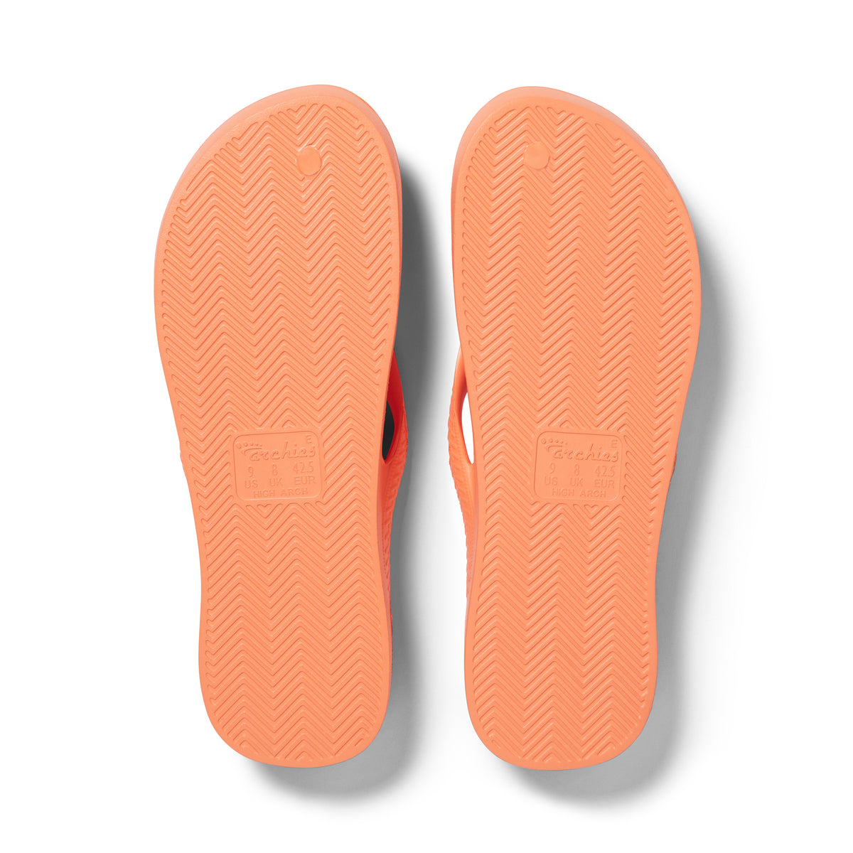 Archies flip flops in Perzik, onderkant / zool