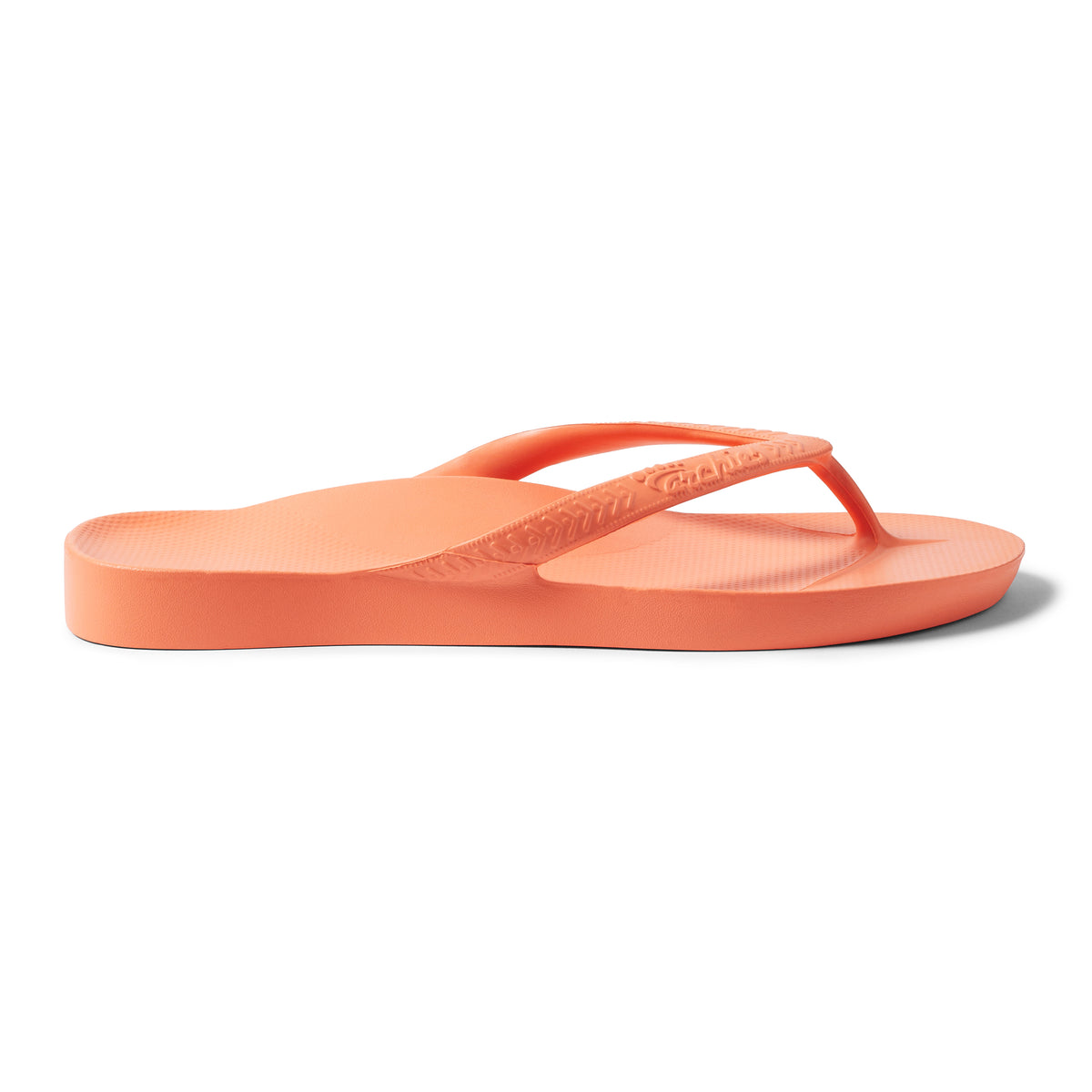 Archies flip flops in Perzik, zijaanzicht (rechts)